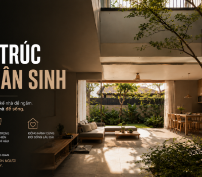 Kiến trúc Vị Nhân Sinh là gì? Trăn trở về tổ ấm đích thực của KTS Lê Mạnh Nam